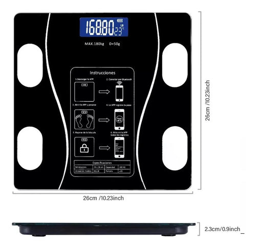 BodyTrack Pro™ | Balanza Inteligente Bluetooth