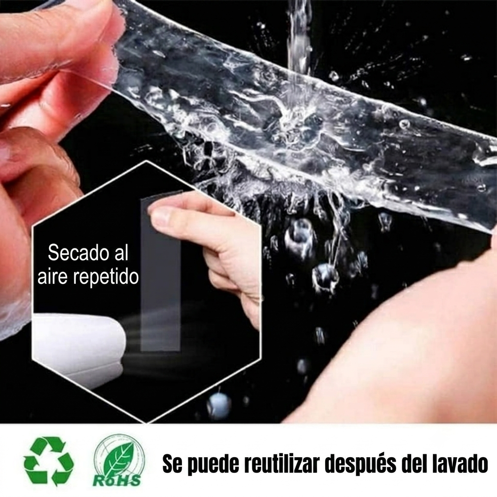 UltraFix Pro™ | Cinta Adhesiva Doble Cara Impermeable