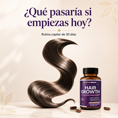 HAIRGROWTH™ | Suplemento Avanzado para Cabello Fuerte, Volumen y Crecimiento Saludable